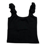 Lu Lu By Miss Grant Top tinta unita A Bretelle Nero per Bambina LL3501 NERO LU LU BY MISS GRANT 