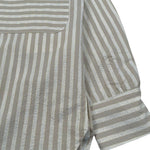 Lu Lu By Miss Grant Camicia Tinta Unita con Fantasia A Righe per Bambina LL3646 BEIGE LU LU BY MISS GRANT 