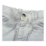 M+E' Short In Denim Tinta Unita con Elastico In Vita per Bambina UE1696 BIANCO M+E' 