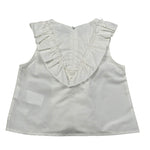 M+E' Camicia Giromanica tinta unita Bianco per Bambina UE0895 BIANCO M+E' 