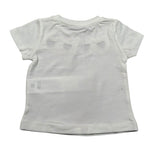 M+E' T-Shirt Girocollo tinta unita con Stampa Bianco per Neonata UE1257 BIANCO M+E' 