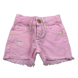 M+E' Short In Denim tinta unita Rosa per Neonata UE1304 ROSA M+E' 
