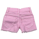 M+E' Short In Denim tinta unita Rosa per Neonata UE1300 ROSA M+E' 