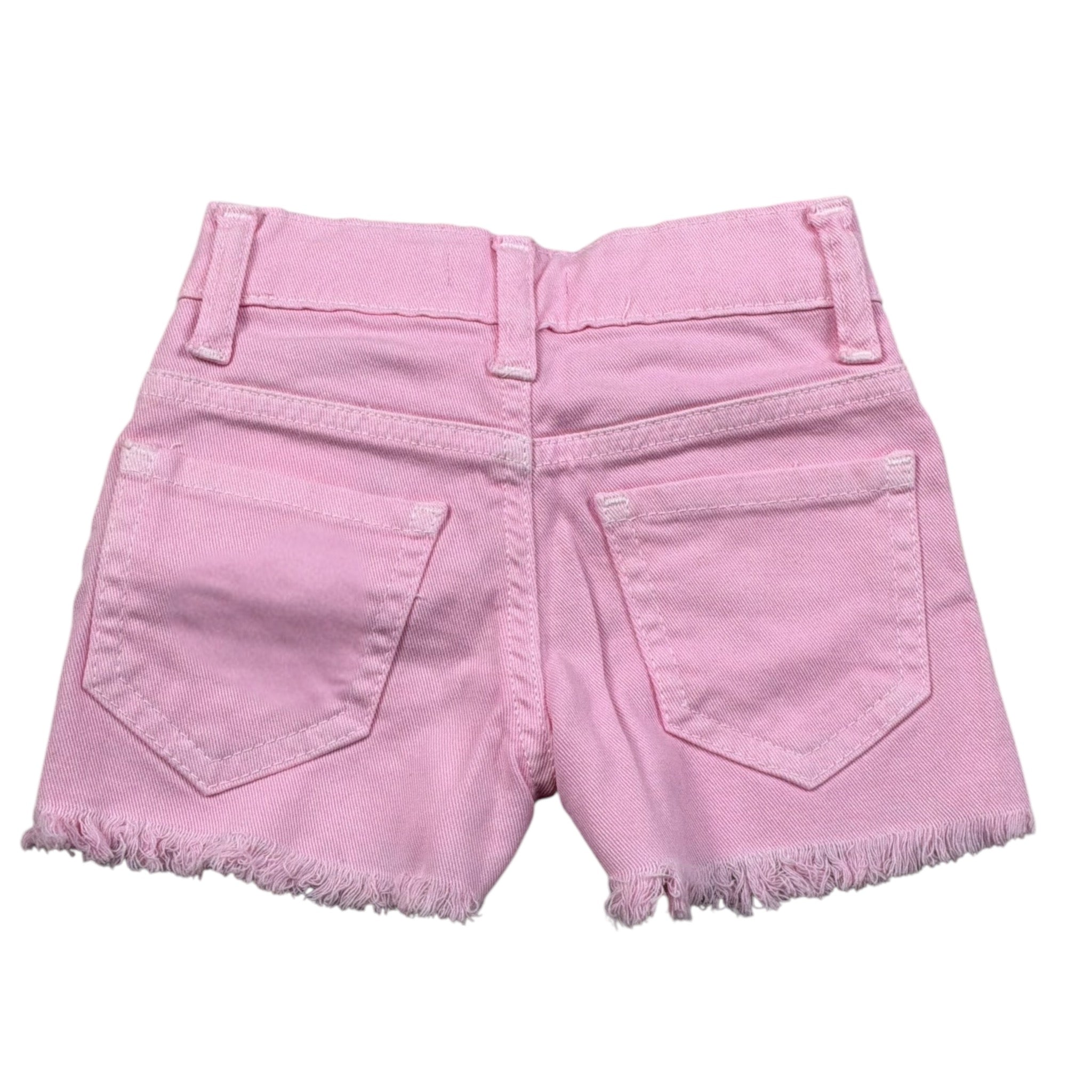 M+E' Short In Denim tinta unita Rosa per Neonata UE1300 ROSA M+E' 