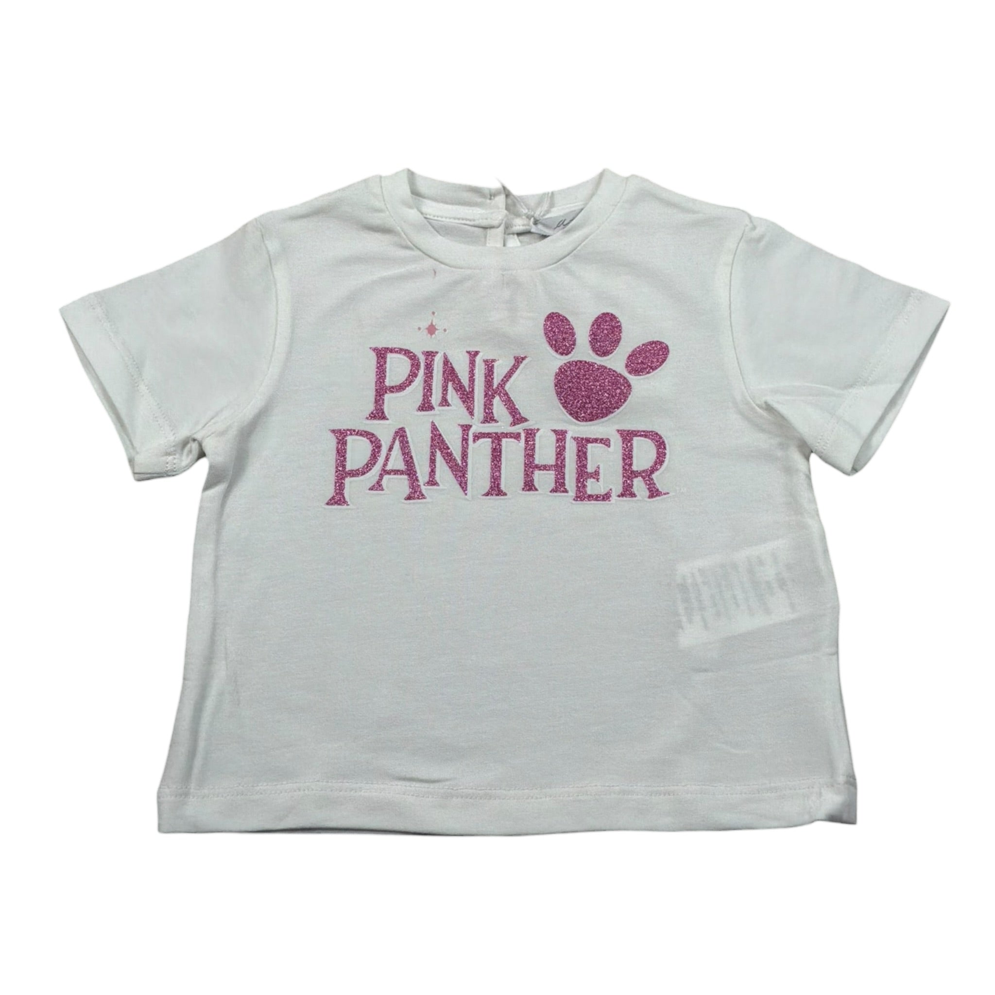M+E' T-Shirt Girocollo tinta unita con Stampa Bianco per Neonata UE1391 BIANCO M+E' 