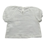 M+E' T-Shirt Girocollo tinta unita con Stampa Bianco per Neonata UE1424 BIANCO M+E' 