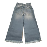 M+E' Jeans tinta unita Modello Palazzo Azzurro per Neonata UE1701 AZZURRO M+E' 