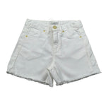 M+E' Short In Denim tinta unita con Girovita Regolabile Bianco per Neonata UE1704X BIANCO M+E' 