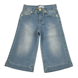 M+E' Jeans tinta unita Modello Palazzo Azzurro per Bambina UE1706 AZZURRO M+E' 