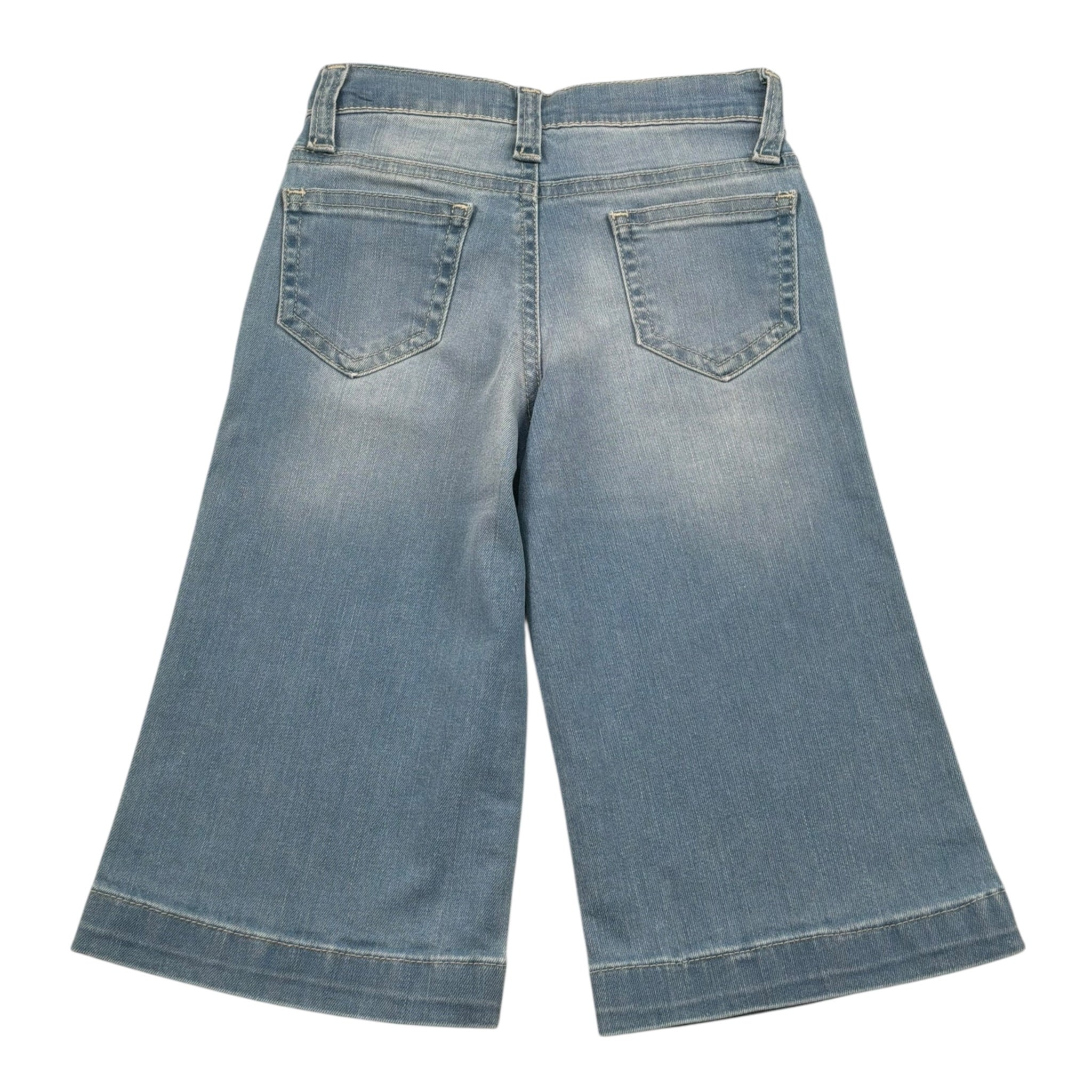 M+E' Jeans tinta unita Modello Palazzo Azzurro per Bambina UE1706 AZZURRO M+E' 