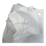 M+E' T-Shirt Girocollo Tinta Unita con Tulle per Neonata UE1768N BIANCO M+E' 