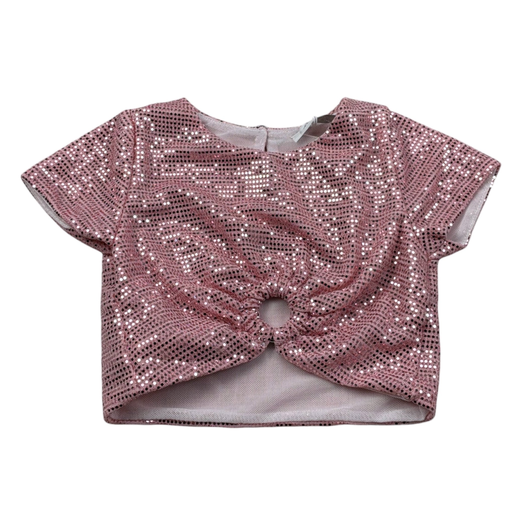 M+E' T-Shirt tinta unita con Applicazioni Rosa per Neonata UE1776 ROSA M+E' 