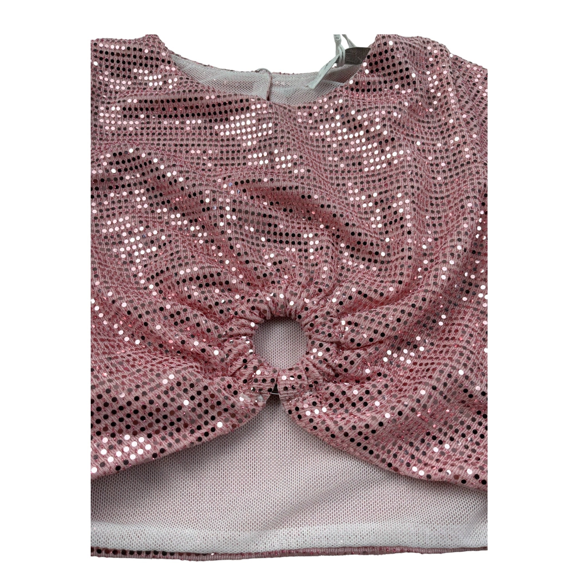 M+E' T-Shirt tinta unita con Applicazioni Rosa per Neonata UE1776 ROSA M+E' 