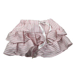 M+E' Gonna tinta unita con Fantasia A Righe Bianco/Rosa per Neonata UE1778XXX BIANCO/ROSA M+E' 