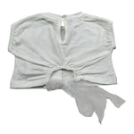 M+E' T-Shirt Girocollo tinta unita con Brillantini Bianco per Neonata UE1821 BIANCO M+E' 