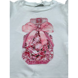 M+E' T-Shirt Girocollo tinta unita con Stampa Bianco per Neonato UE1856XX BIANCO M+E' 