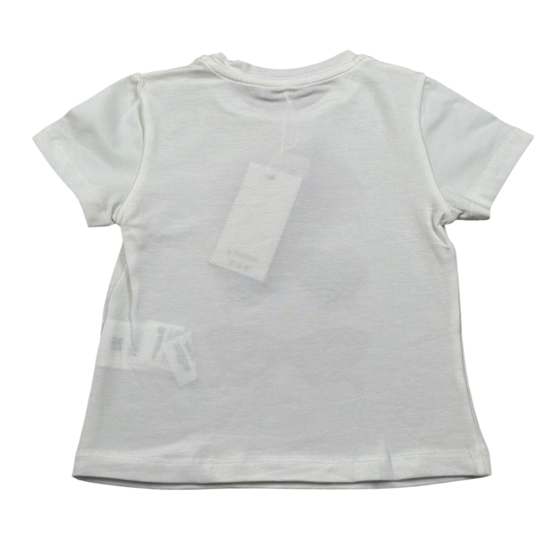 M+E' T-Shirt Girocollo tinta unita con Stampa Panna per Bambina UE1860XXX PANNA M+E' 
