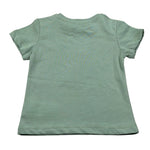 M+E' T-Shirt Girocollo tinta unita con Stampa Verde per Neonato UEM0342 VERDE M+E' 