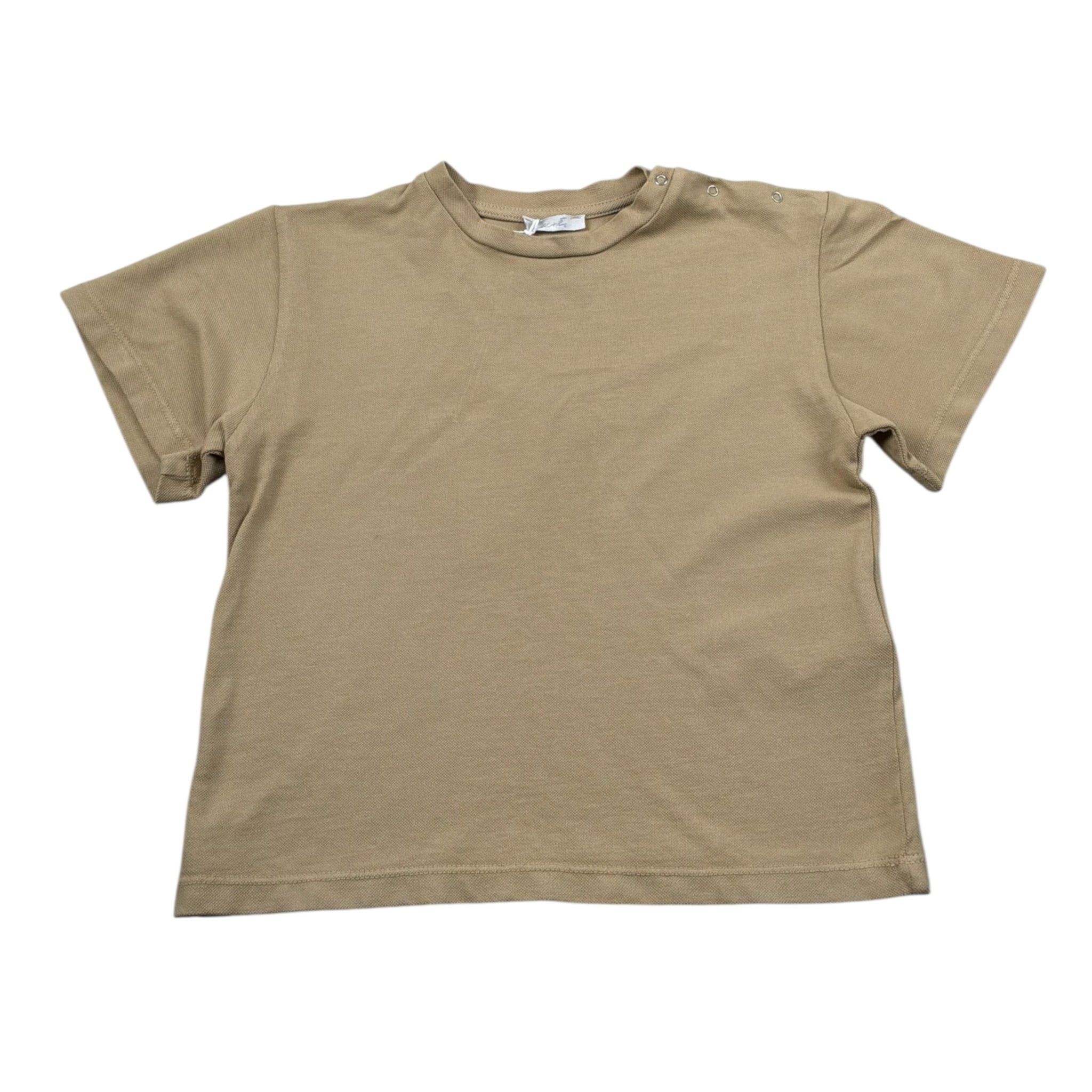 M+E' T-Shirt Girocollo tinta unita Beige per Neonato UEM0479N BEIGE M+E' 