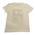 M+E' T-Shirt Girocollo Tinta Unita con Stampa In Contrasto per Bambino UEM0483J PANNA M+E' 