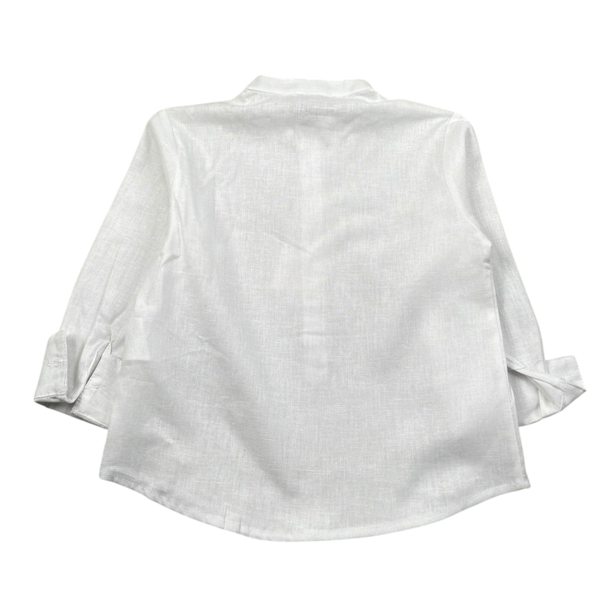 M+E' Camicia Manica Lunga tinta unita Collo Coreano Panna per Neonato UEM0507XN PANNA M+E' 