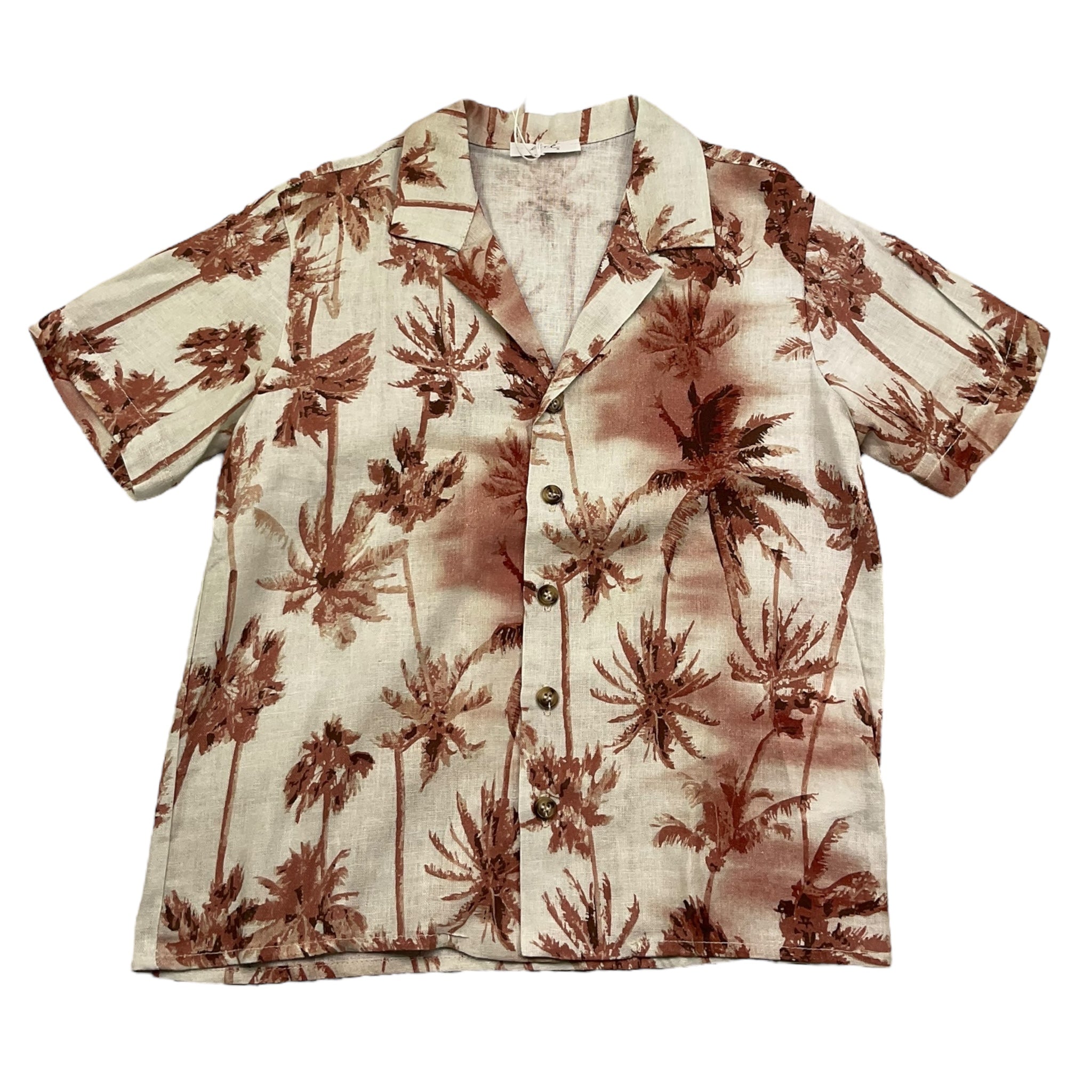 M+E' Camicia Mezza Manica Stampa Fantasia per Neonato UEM0512N PANNA M+E' 