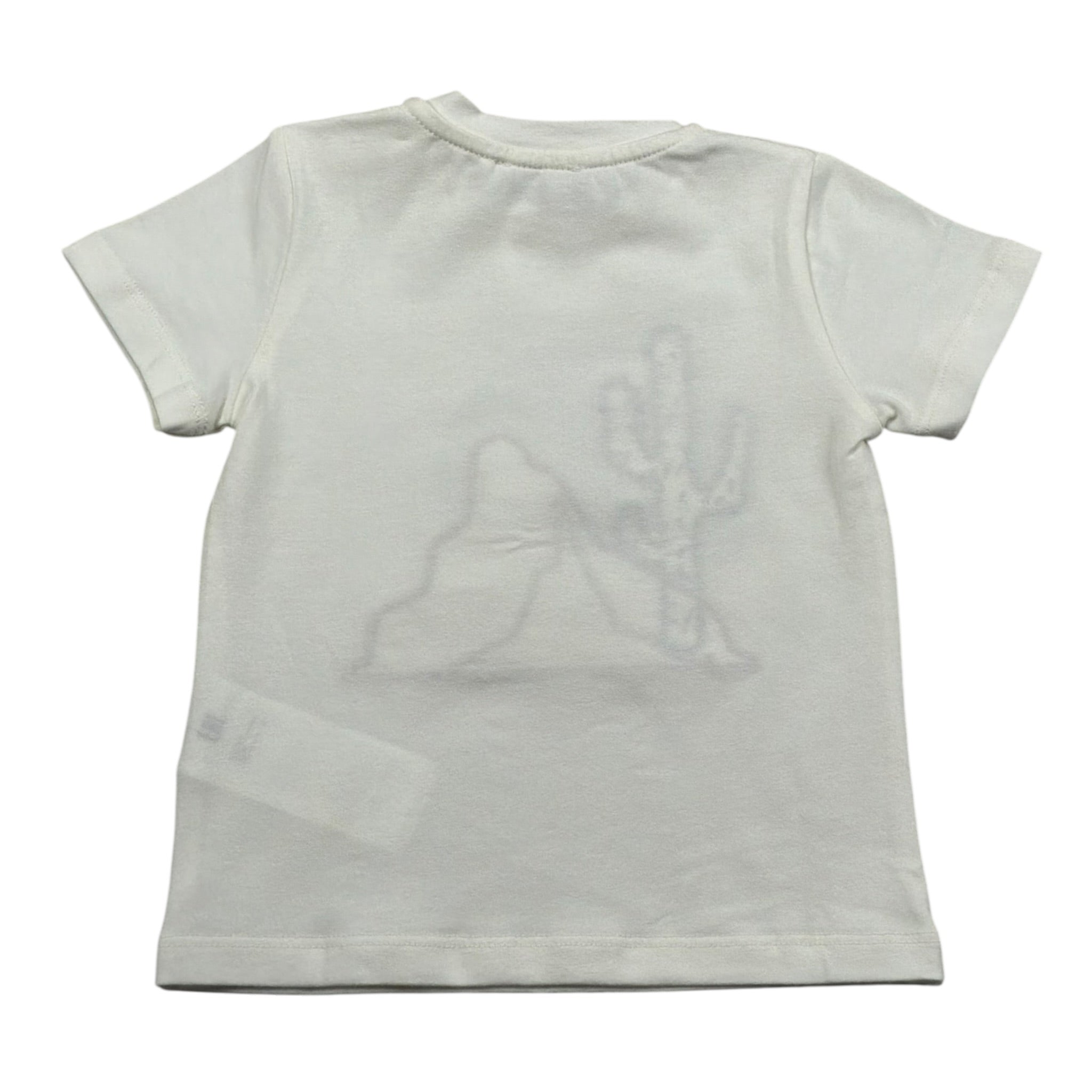 M+E' T-Shirt Girocollo tinta unita Panna per Neonato UEM0516N PANNA M+E' 