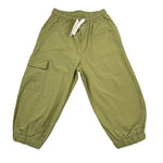 M+E' Pantalone tinta unita con Elastico In Vita Verde per Bambino UEM0519 VERDE M+E' 