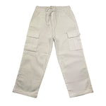 M+E' Pantalone Tinta Unita con Elastico In Vita per Bambino UEM0531N BIANCO M+E' 