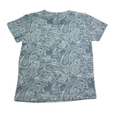 M+E' T-Shirt Girocollo Tinta Unita con Stampe per Bambino UEM0561 AZZURRO M+E' 