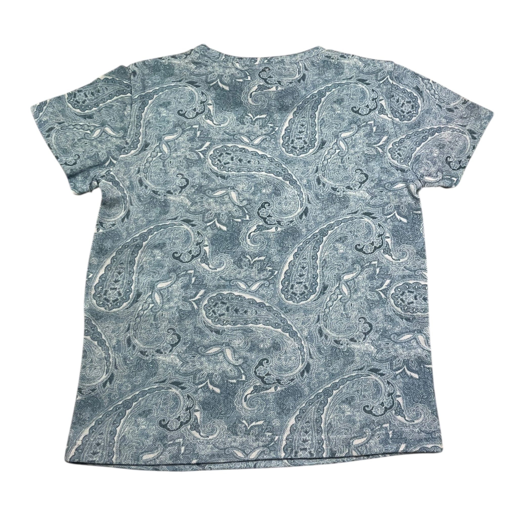M+E' T-Shirt Girocollo Tinta Unita con Stampe per Neonato UEM0561N AZZURRO M+E' 