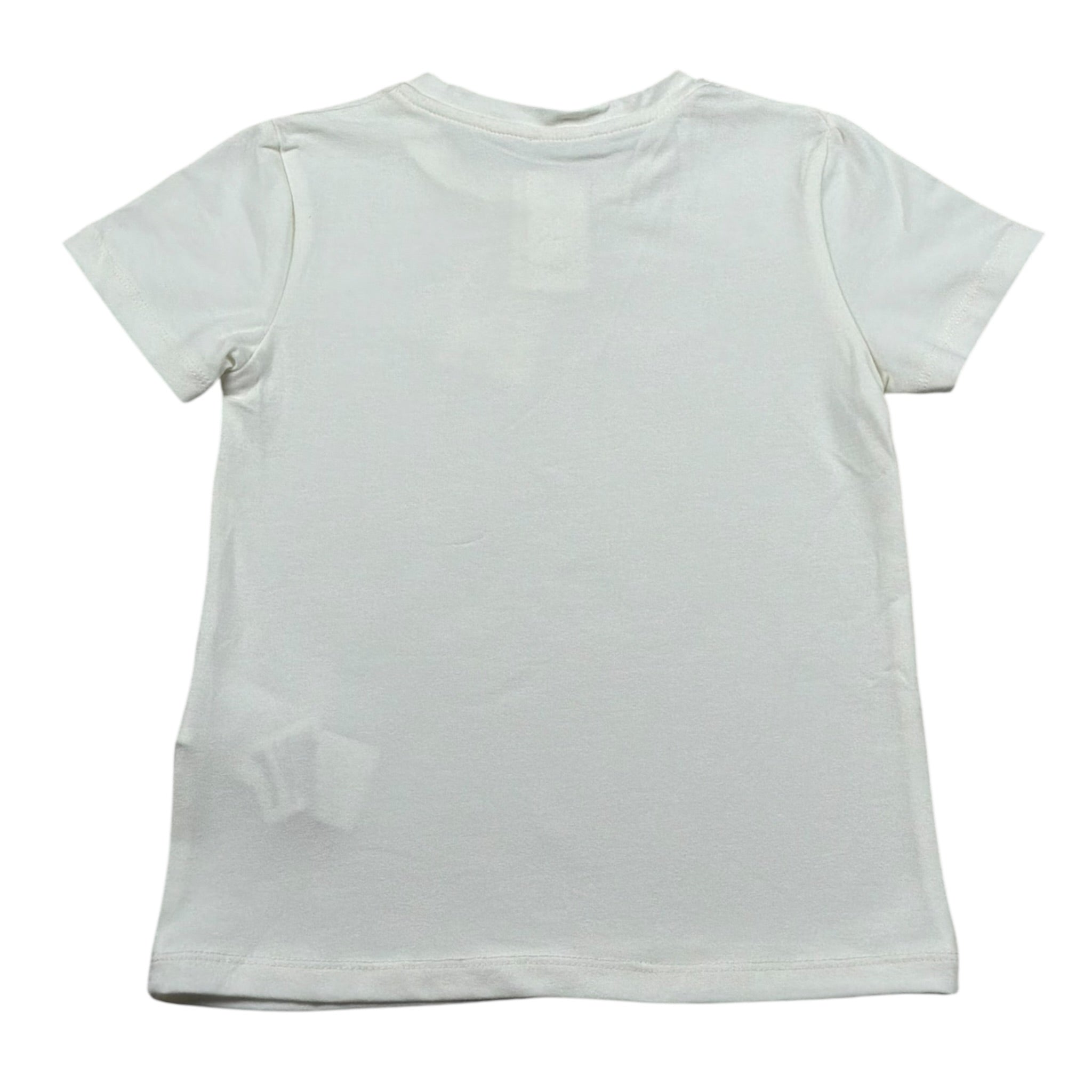 M+E' T-Shirt Girocollo tinta unita con Foulard Panna per Bambino UEM0573 PANNA M+E' 