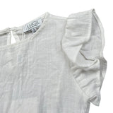 Magil Top Girocollo Tinta Unita per Neonata HN21000N BIANCO MAGIL 