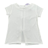Magil T-Shirt Tinta Unita con Fiocchi per Neonata HN26121N BIANCO MAGIL 