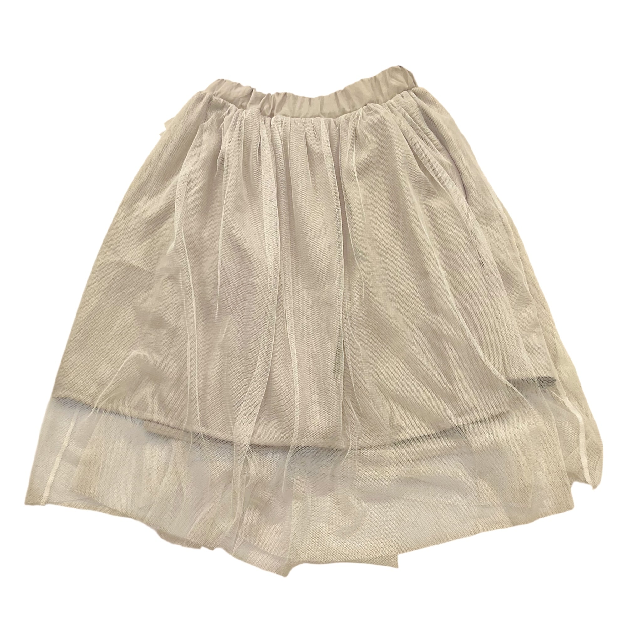 Magil Gonna Tinta Unita con Tulle per Bambina ZM24003 SABBIA MAGIL 
