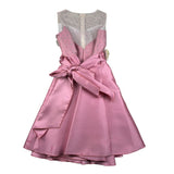 Magnifica Lulu Abito Cerimonia Giromanica Tinta Unita per Bambina AGATHAR ROSA MAGNIFICA LULU 