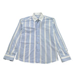 Mai'S Kids Camicia Tinta Unita con Fantasia A Righe per Bambino CAMICIAC BIANCO/AZZURRO MAI'S KIDS 
