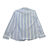 Mai'S Kids Camicia Tinta Unita con Fantasia A Righe per Bambino CAMICIAC BIANCO/AZZURRO MAI'S KIDS 