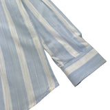 Mai'S Kids Camicia Tinta Unita con Fantasia A Righe per Bambino CAMICIAC BIANCO/AZZURRO MAI'S KIDS 