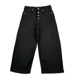 Maison Margiela Maglia Collo Alto Fantasia A Righe Nero per Bambina M60053 NERO MAISON MARGIELA 