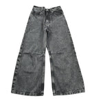 Maison Margiela Jeans tinta unita Modello Palazzo Nero per Bambina M60844 NERO MAISON MARGIELA 