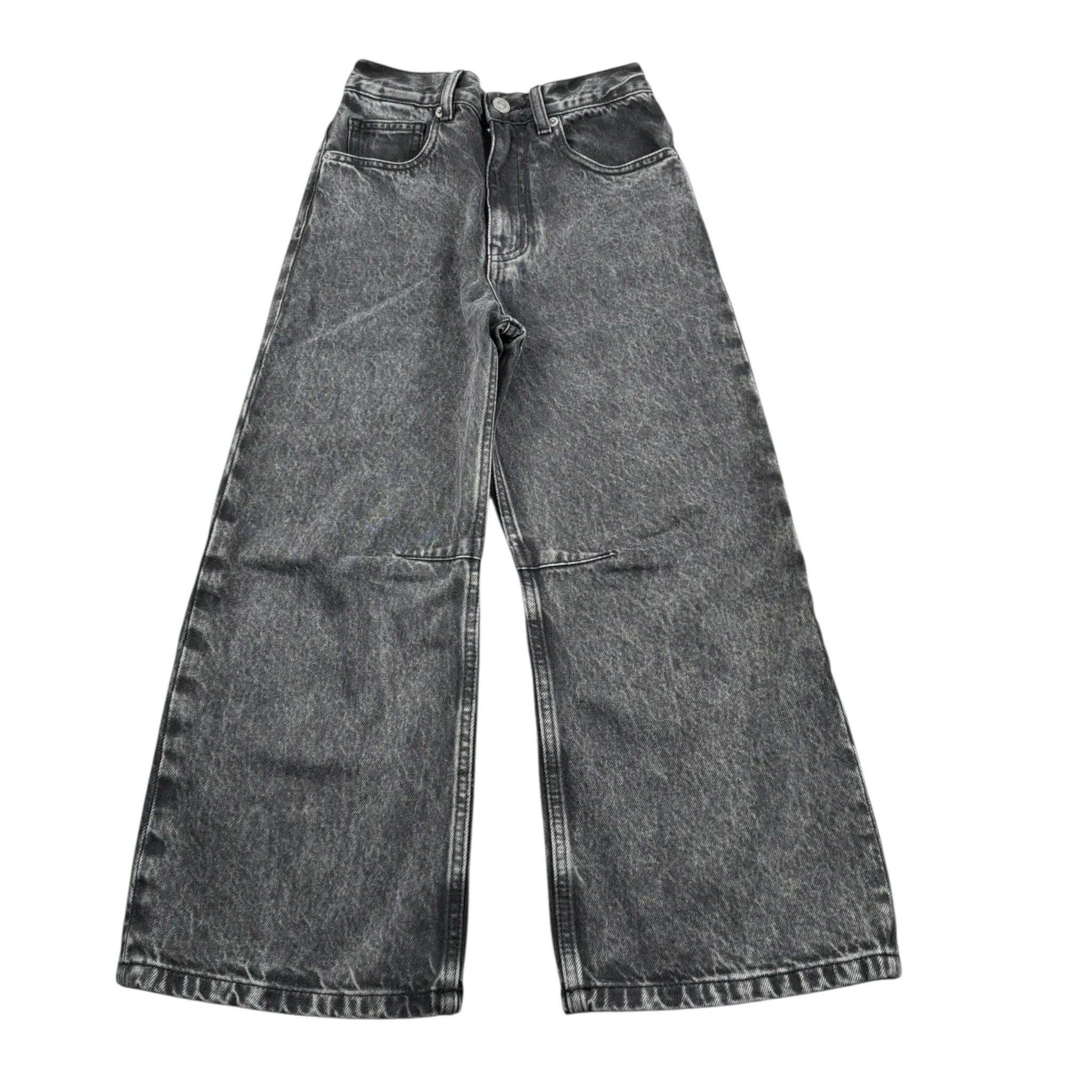 Maison Margiela Jeans tinta unita Modello Palazzo Nero per Bambina M60844 NERO MAISON MARGIELA 