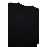 Maison Margiela T-Shirt Girocollo tinta unita con Logo Nero per Bambino M60906 NERO MAISON MARGIELA 