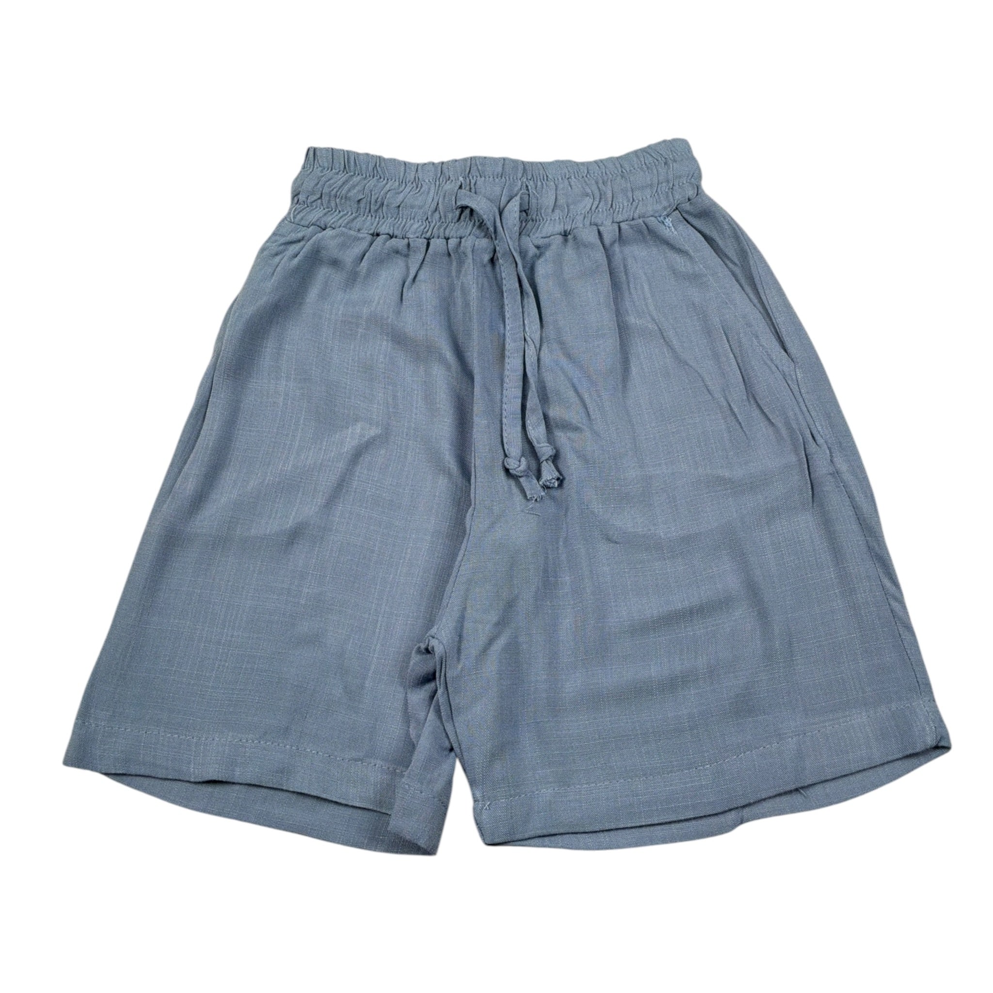 Make Bermua tinta unita con Elastico In Vita Polvere per Bambino MK002J POLVERE MAKE 