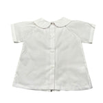 Malvi & Co Camicia Mezza Manica tinta unita con Colletto Bianco per Neonata S23N139CACP BIANCO MALVI & CO 