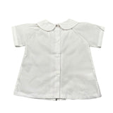 Malvi & Co Camicia Mezza Manica tinta unita con Colletto Bianco per Neonata S23N139CACP BIANCO MALVI & CO 