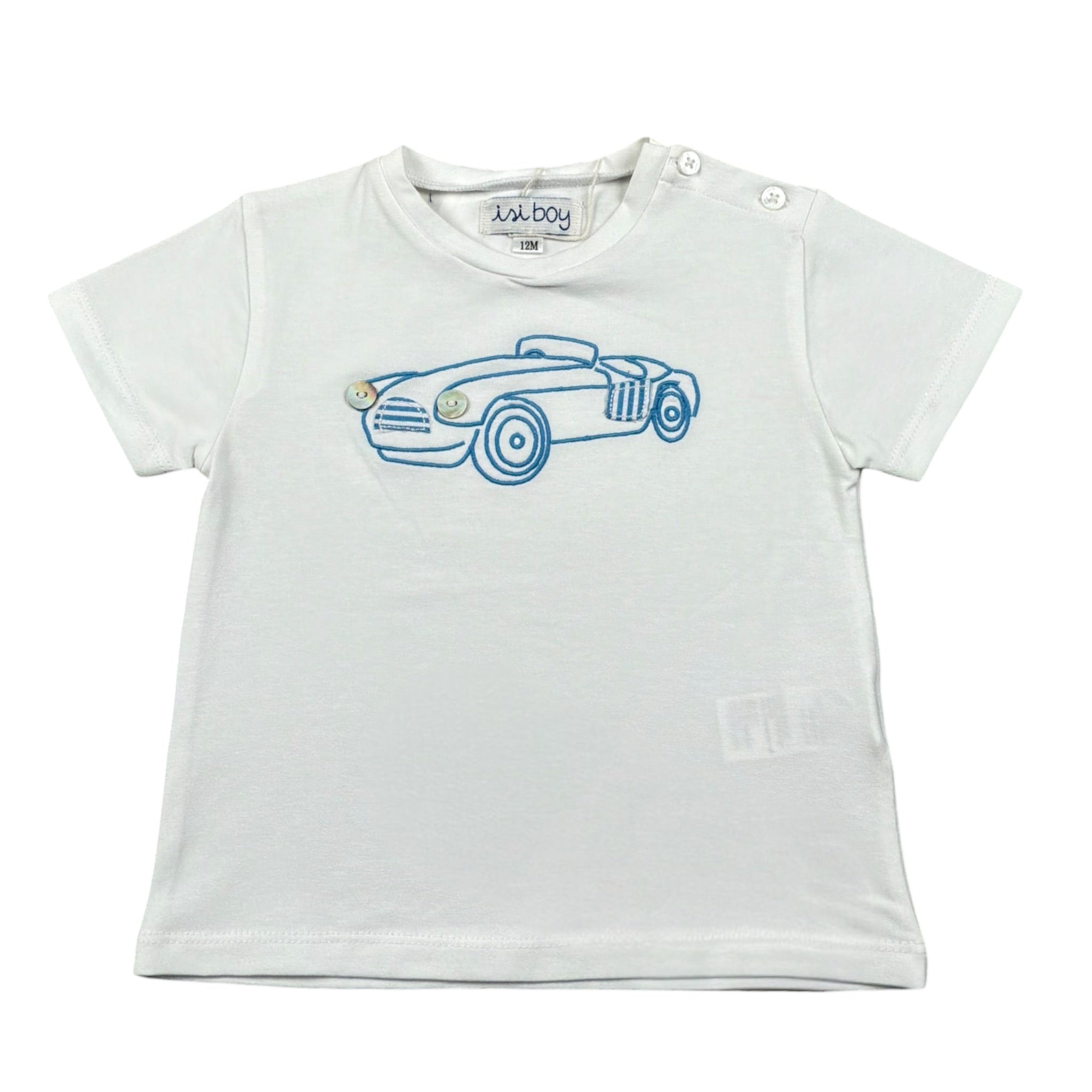 Malvi & Co T-Shirt tinta unita con Stampa Bianco per Neonato S24B205CAJJ BIANCO MALVI & CO 