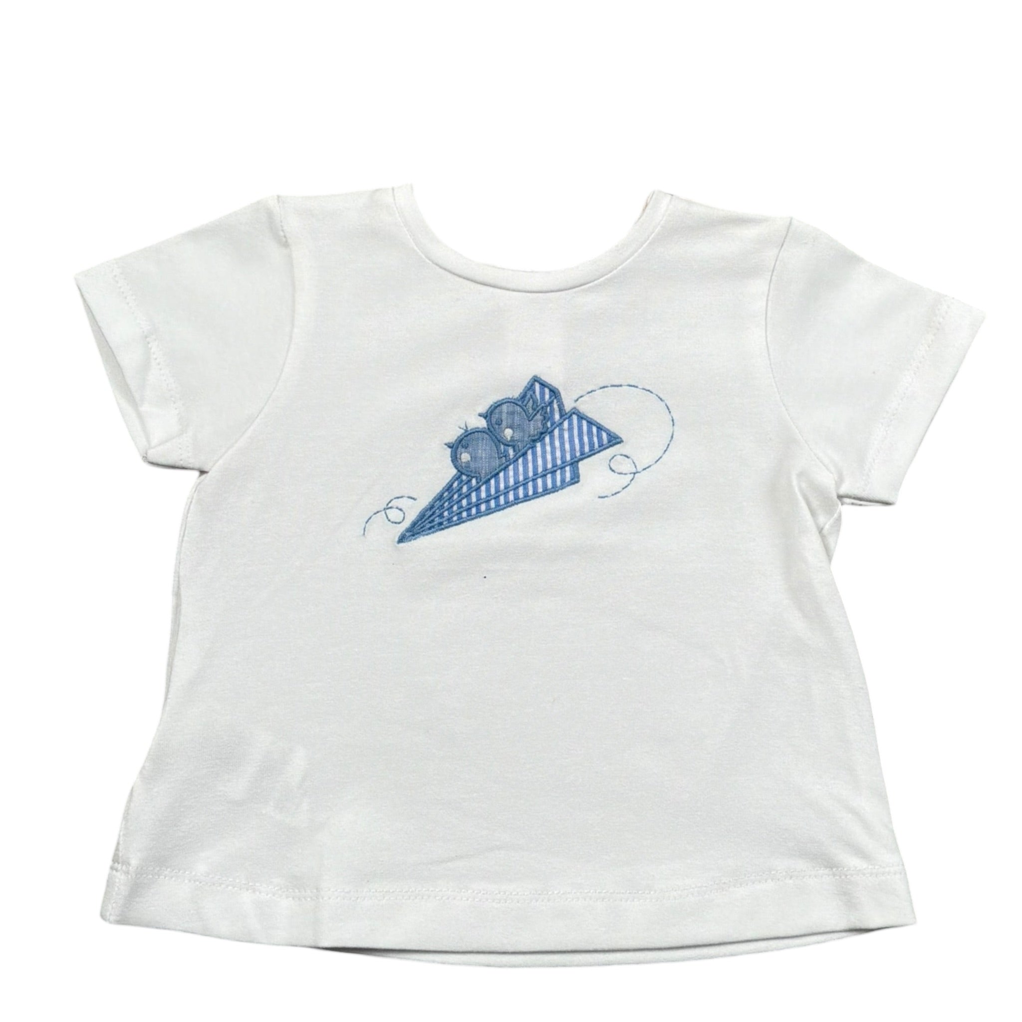 Malvi & Co T-Shirt Girocollo tinta unita con Stampa Bianco per Neonato S25N139CAJJ BIANCO MALVI & CO 
