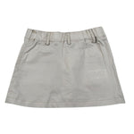 Manila Grace Gonna Tinta Unita con Tasconi per Bambina 312GMBS25X BEIGE MANILA GRACE 