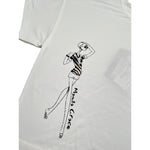 Manila Grace T-Shirt Girocollo Tinta Unita con Stampa per Bambina MG2616 PANNA MANILA GRACE 